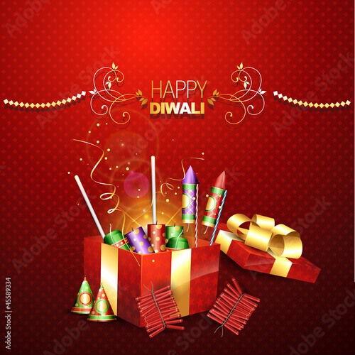 crackers on gift box