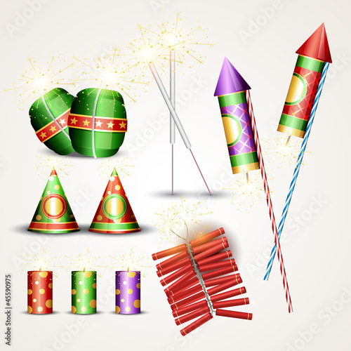 diwali crackers set