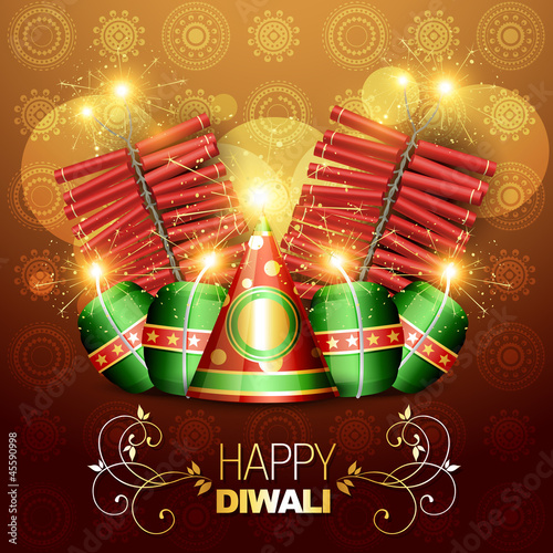 vector diwali cracker