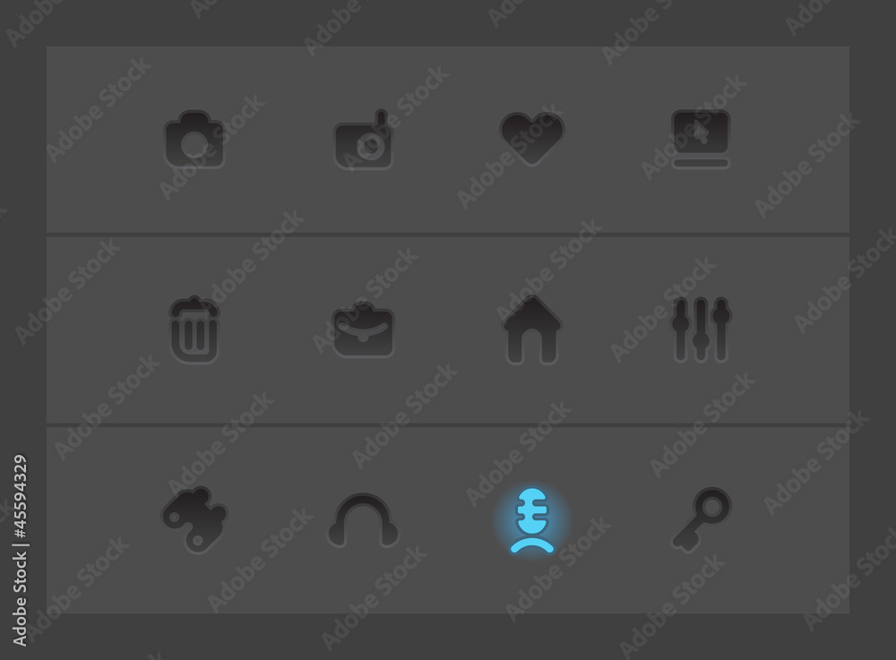 Interface icons Interface icons