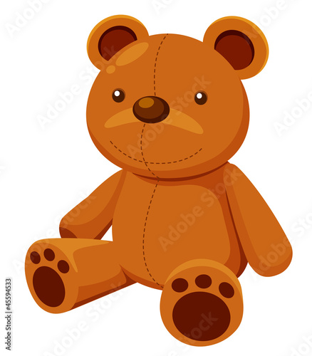 Fototapeta Naklejka Na Ścianę i Meble -  illustration of Teddy bear