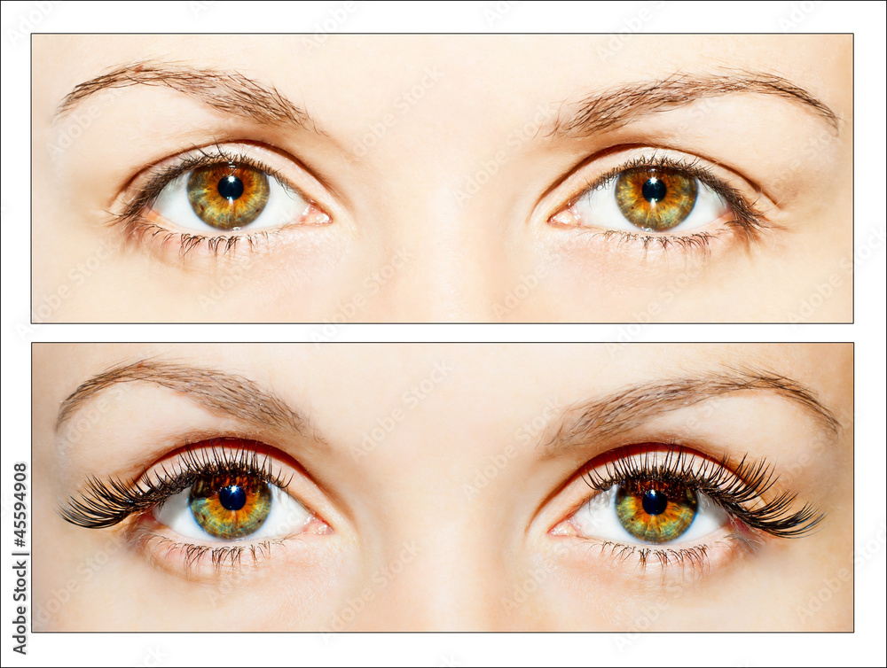 Naklejka premium False eyelashes
