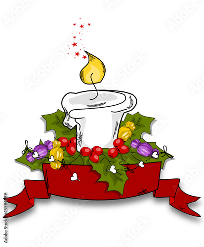 Weihnachten, Advent Illustration