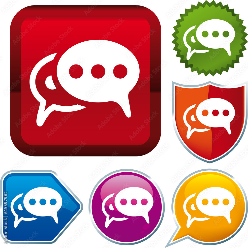 bubble talk icon bubble talk icon