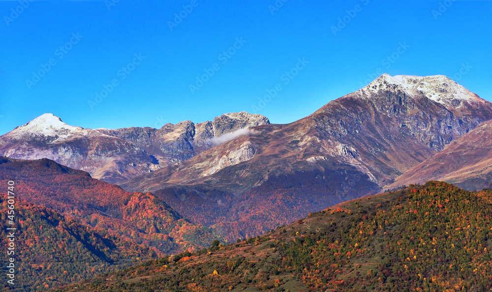 Autumn on the mountain Autumn on the mountain