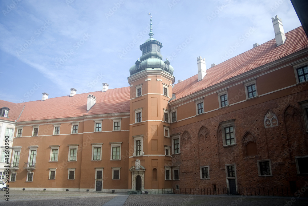 Naklejka premium Pałac Królewski, Warszawa, Polska