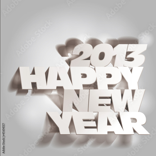 2013: Paper Folding with Letter, Happy New Year