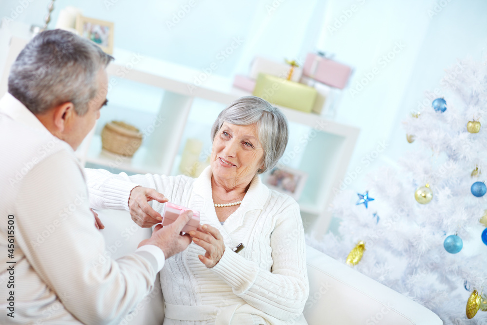 Fototapeta premium Taking present