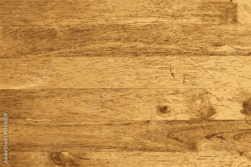Wood plank brown texture background, Vector illustration