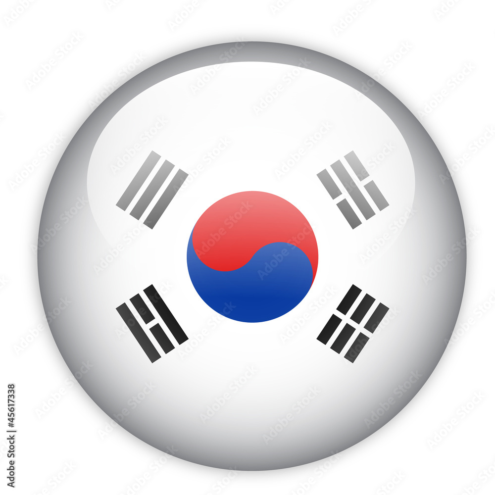 South Korea flag button South Korea flag button