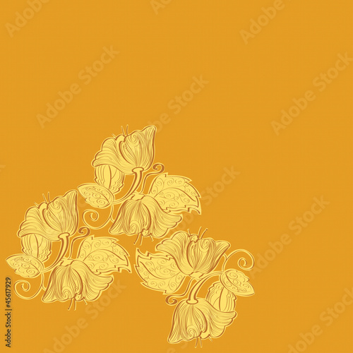 Abstract floral background