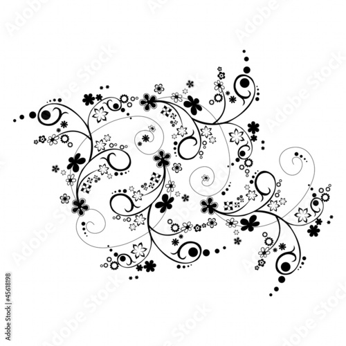 Abstract floral background