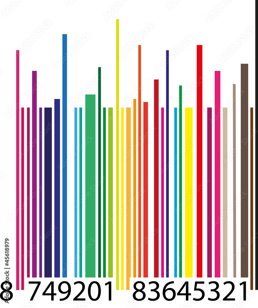 codice a barre muticolor