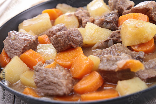 beef stew and vegetables