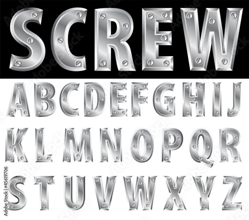 screw letters
