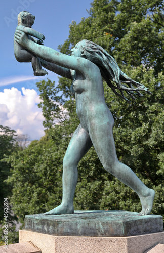 Canvas Print Vigeland park, Oslo