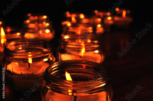 Obraz na płótnie Candles for All Souls Day w salonie