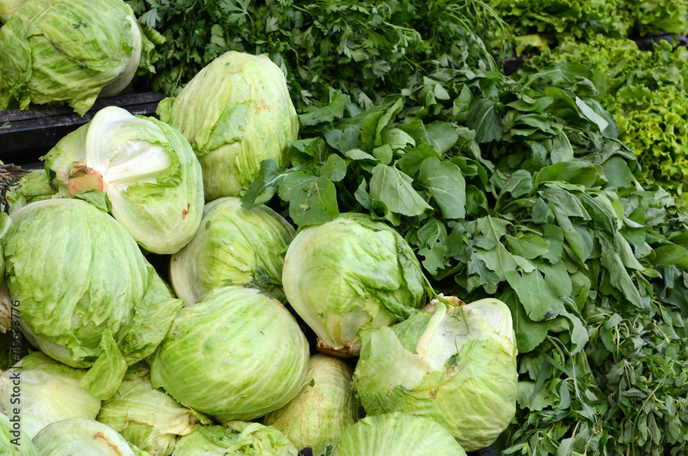 Fresh and organic vegetables at farmers market Fresh and organic vegetables at farmers market