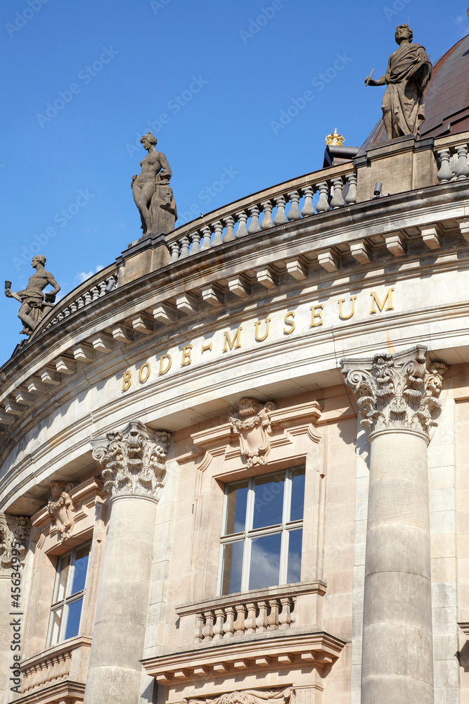 Bode museum in Berlin, blue sky