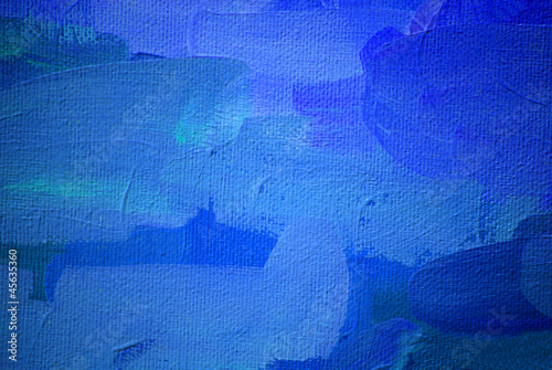 abstract painting in dark blue cold tones, illustration, backgro