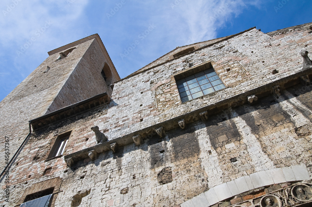 Church of St. Domenico. Narni. Umbria. Italy. Church of St. Domenico. Narni. Umbria. Italy.