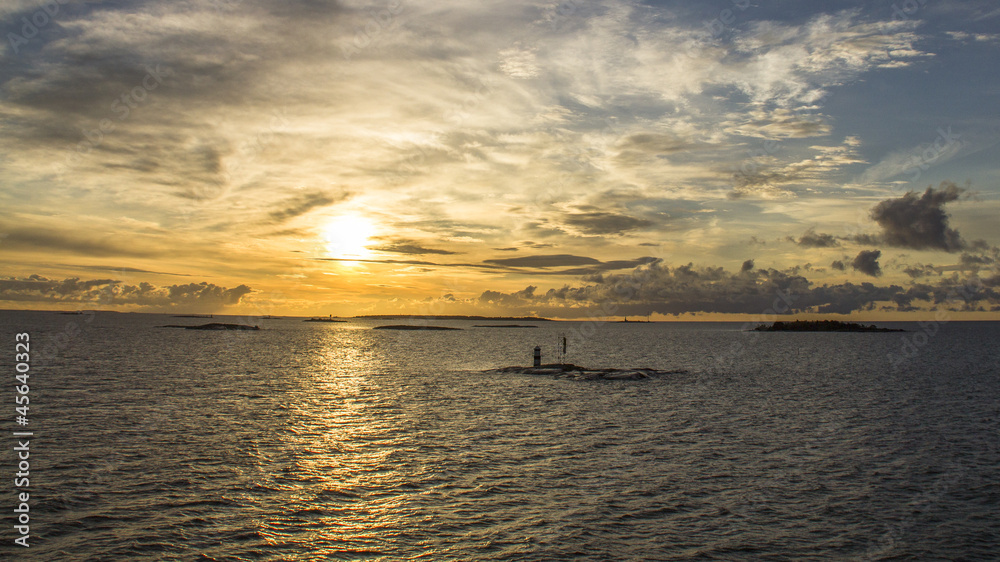 Obraz premium Sunrise at sea