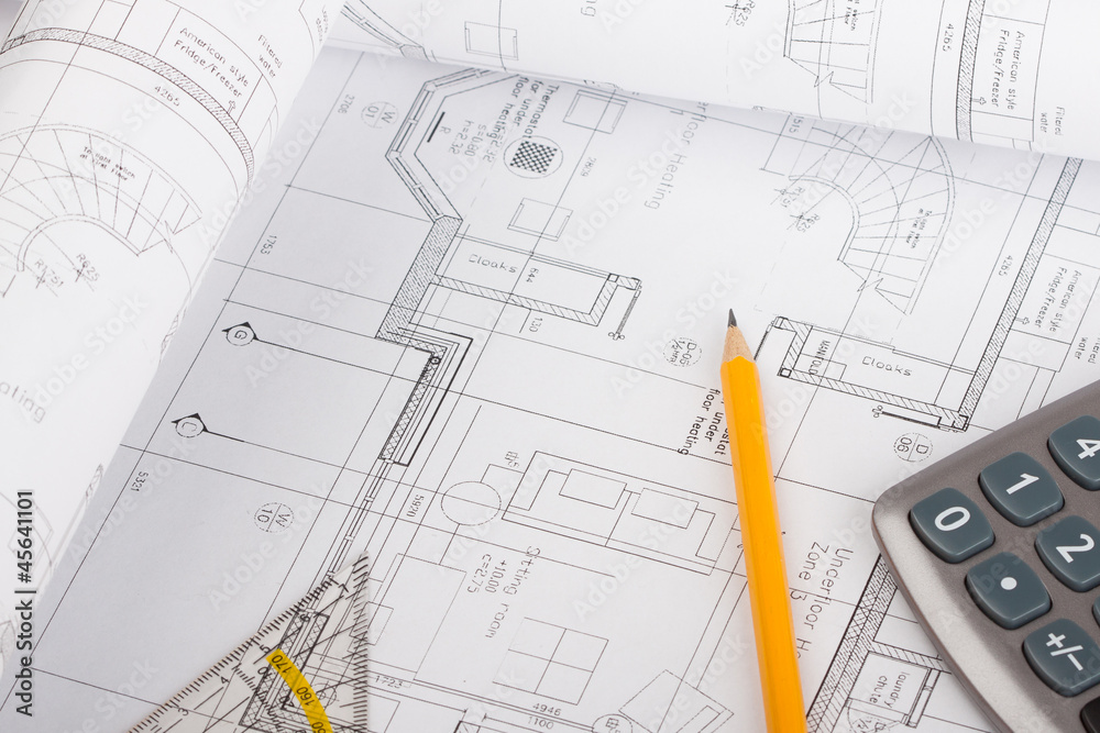 architectural plans concept