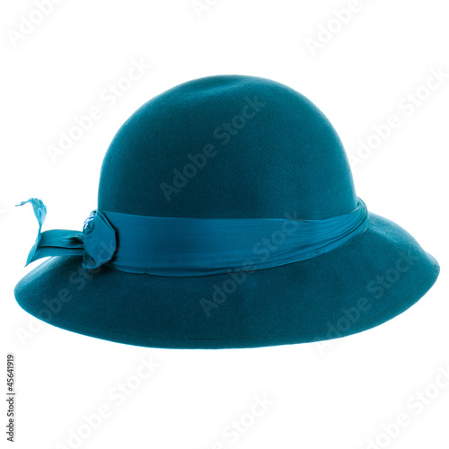 Blue vintage hat