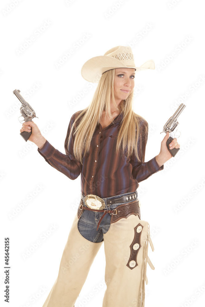 cowgirl two guns up chaps cowgirl two guns up chaps