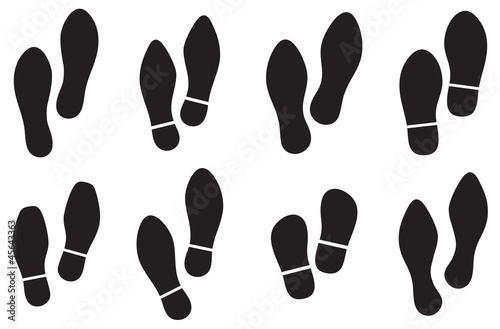 the collection of a imprint soles shoes