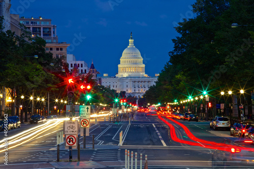 U.S. Capitol, USA, Washington DC, Pennsylvania Avenue
