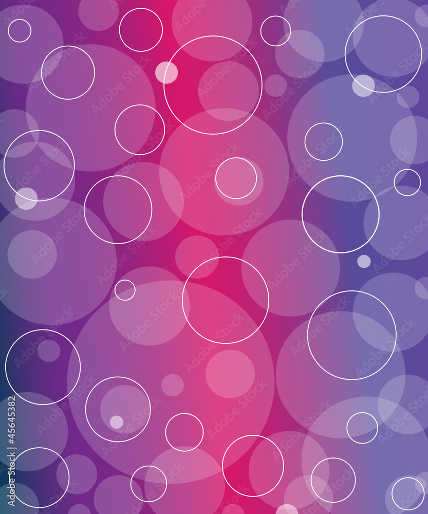 Coloured abstract background with circles and lights