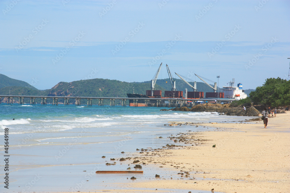 beach and tropical sea beach and tropical sea