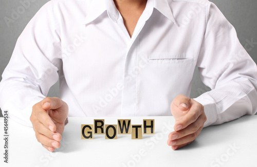 word growth in hand