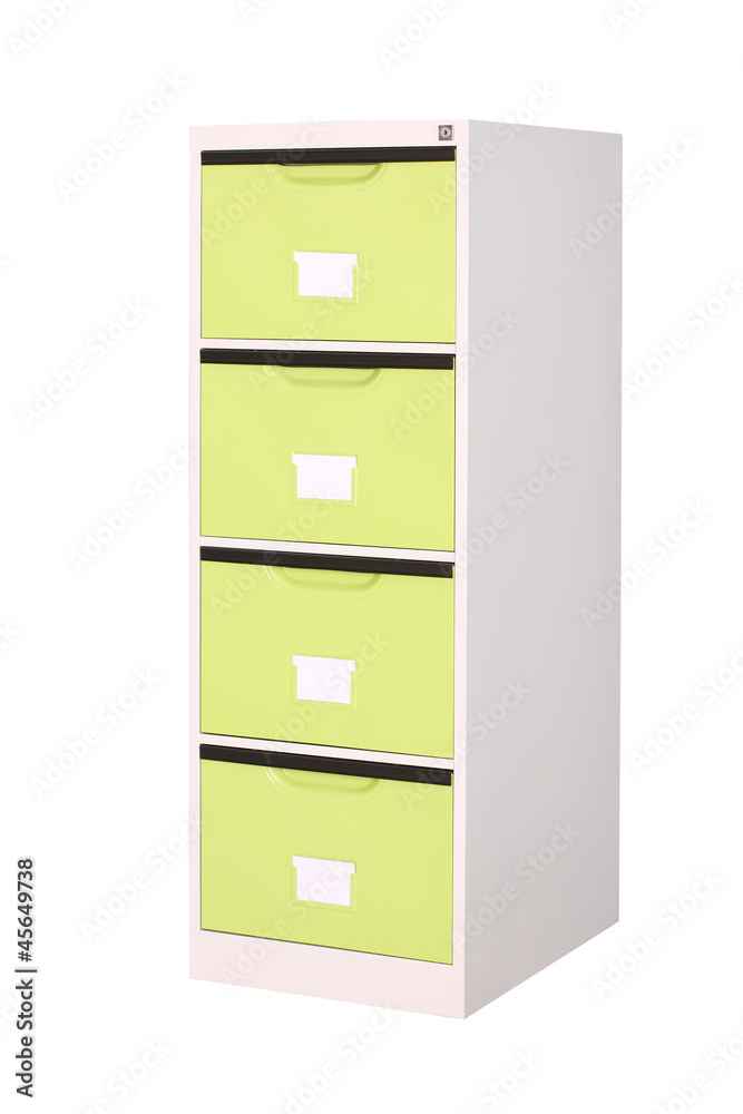 Bright green cabinet for modern style factory shop or office Bright green cabinet for modern style factory shop or office