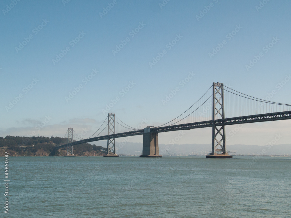 Vue sur le Bay Bridge de San Francisco Vue sur le Bay Bridge de San Francisco