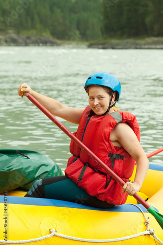 rafting on the raft