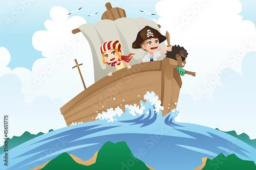 Obraz Dzieci piratów