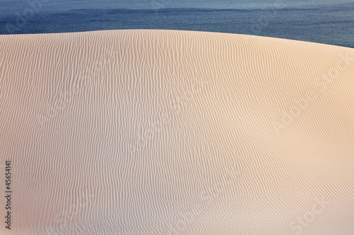 White sand dunes in Socotra Island