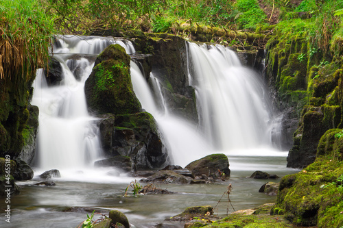 Fototapeta Naklejka Na Ścianę i Meble -  Beautiful waterfall of Clare Glens, Ireland