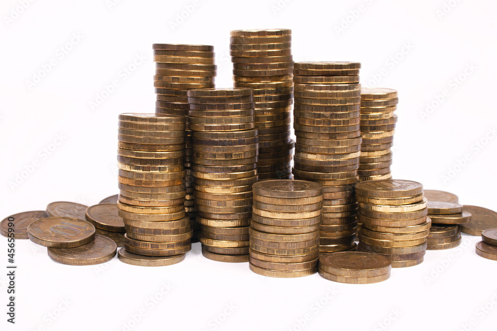 Columns of coins Columns of coins