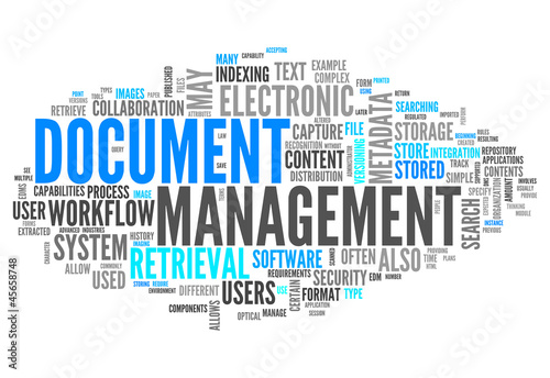 Word Cloud "Document Management"