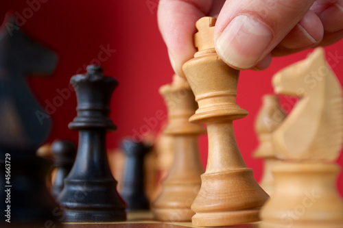 Moving the King in a game of chess