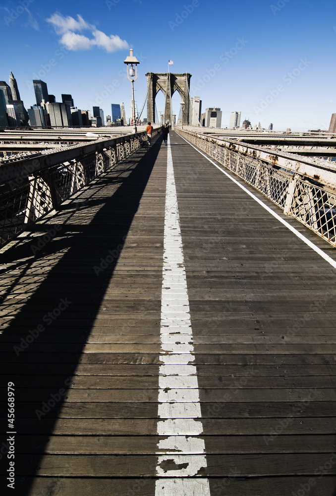 Obraz premium Brooklyn Bridge in New York City