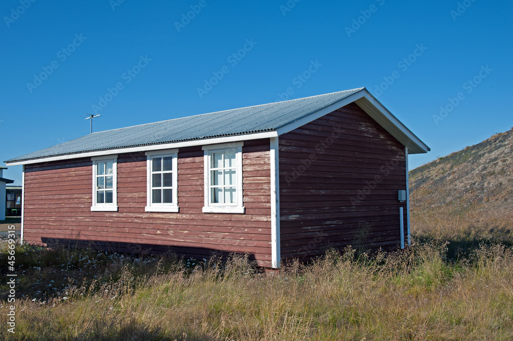 Island - Der Nordosten - Holzhaus am Myvatn-See Island - Der Nordosten - Holzhaus am Myvatn-See