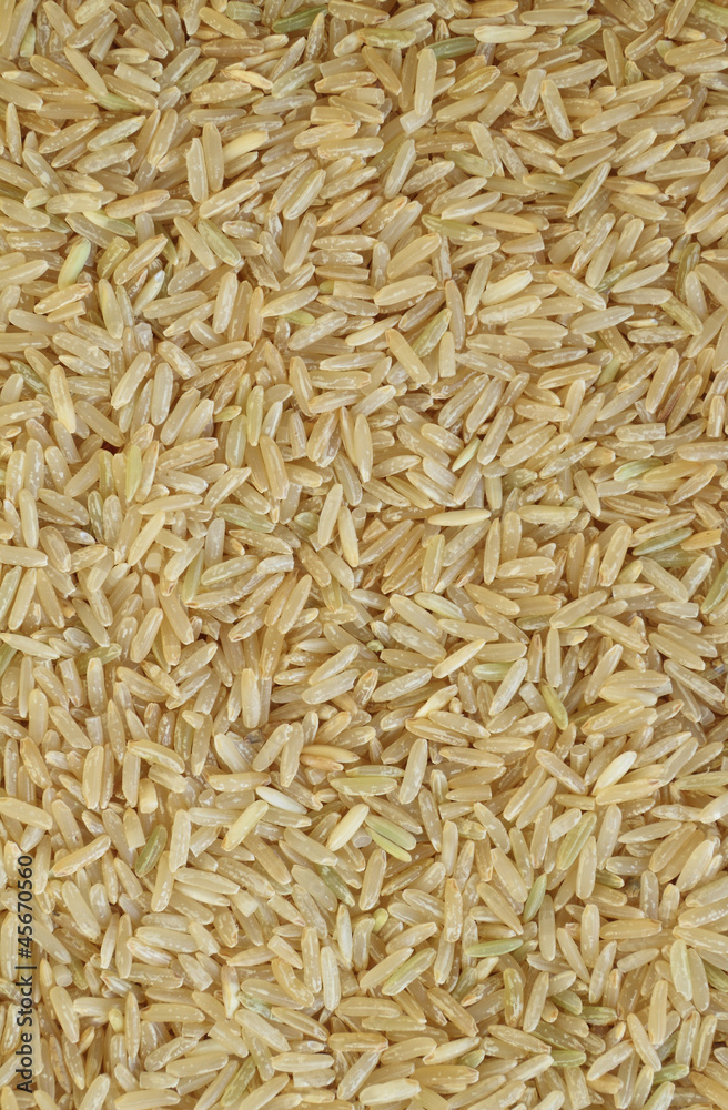Brown rice seeds