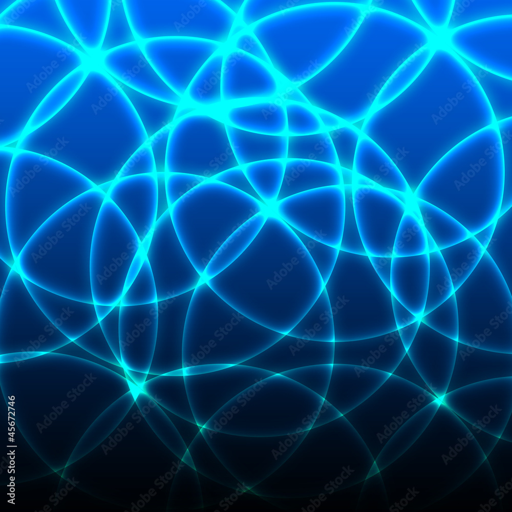 Glowing circles Glowing circles