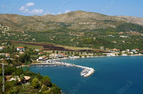 Port Keri na greckiej wyspie Zakynthos