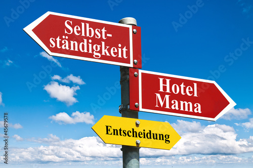 Valokuva Selbständigkeit oder Hotel Mama