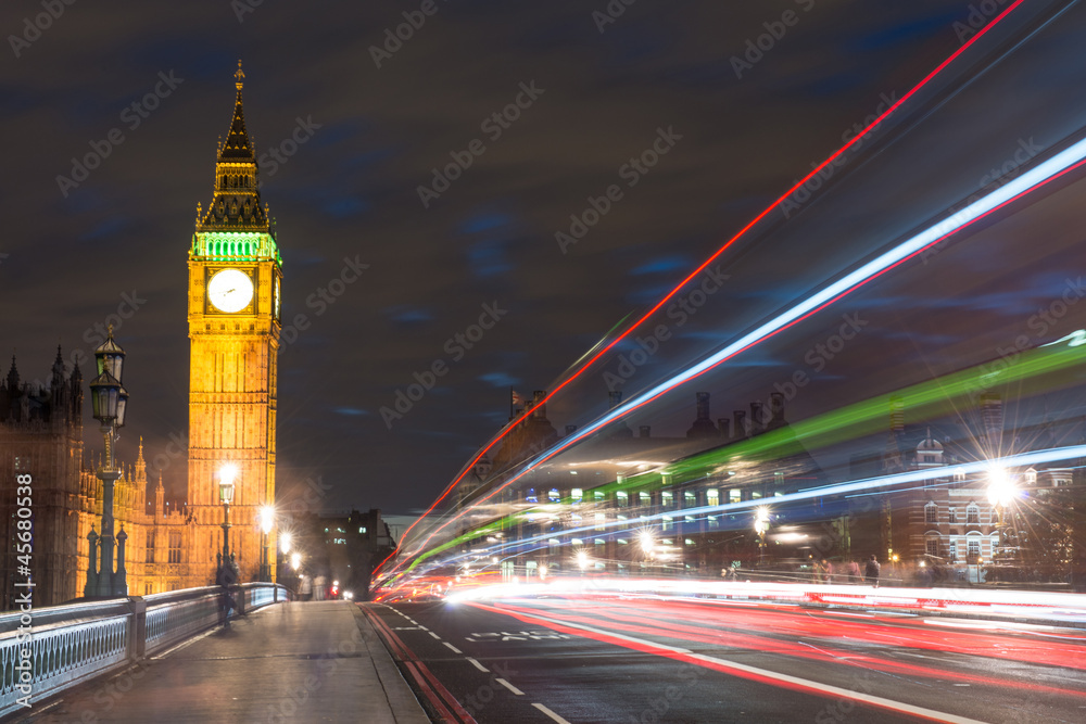 Big Ben, one of the most prominent symbols of both London and En